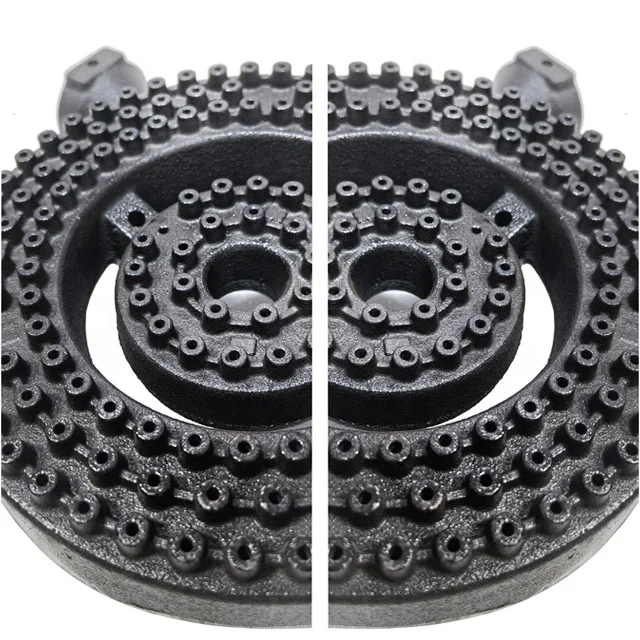 Commercial Kitchenware Equipment Factory Price Double Tube Gas Cast Iron Burner for Hotel Use