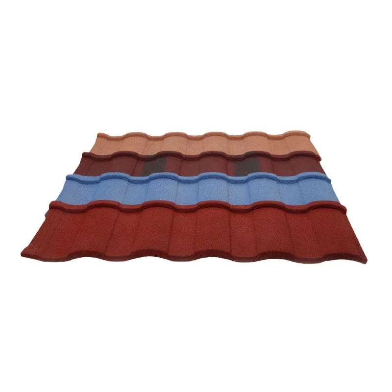 Stone Coated Ceramic Recyclable Reusable Roof Tile Of Aluminum Zinc Steel