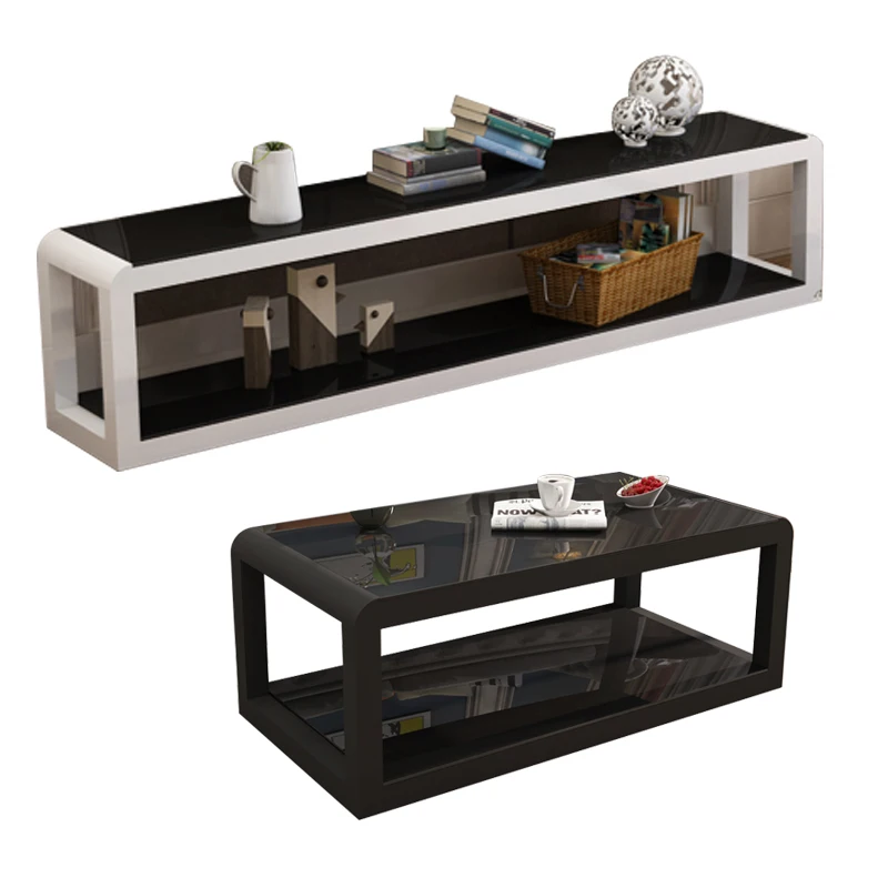 
High-quality industrial professional production of strong coffee table TV cabinet combination 