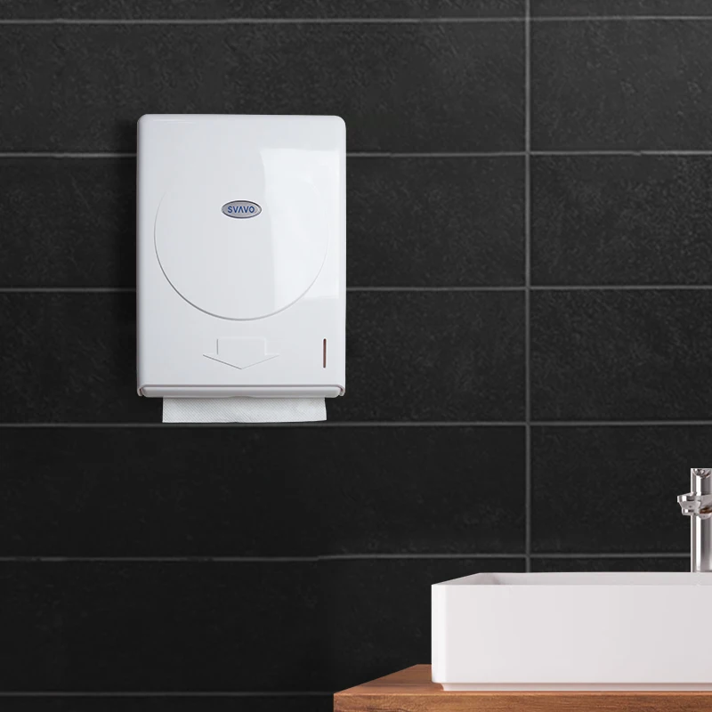 Cheap price Bathroom Wall mounted Large capacity square waterproof ABS toilet tissue box paper holder paper towel dispensers