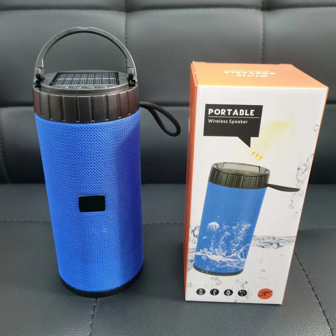 Fabric Outdoor Wireless Speaker Wonderful Rgb Light Effect Heavy Bass Waterproof Speakers