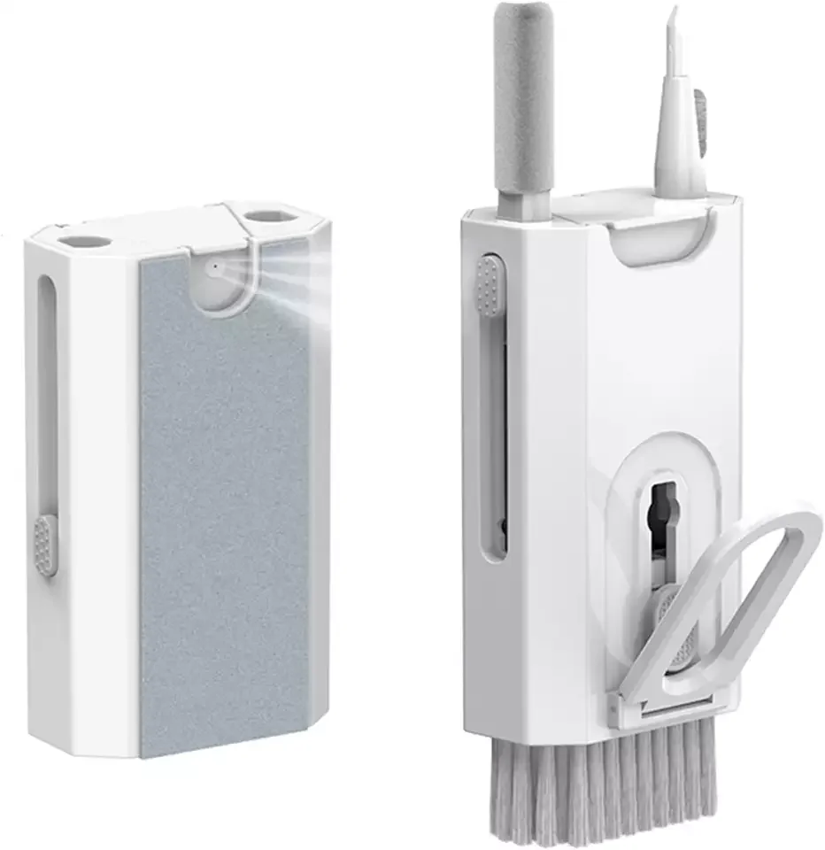 Multifunctional 8 in 1 Cleaner Kit with Spray Electronics Portable Cleaning Pen Keyboard Cleaner Kit for Airpod Pro