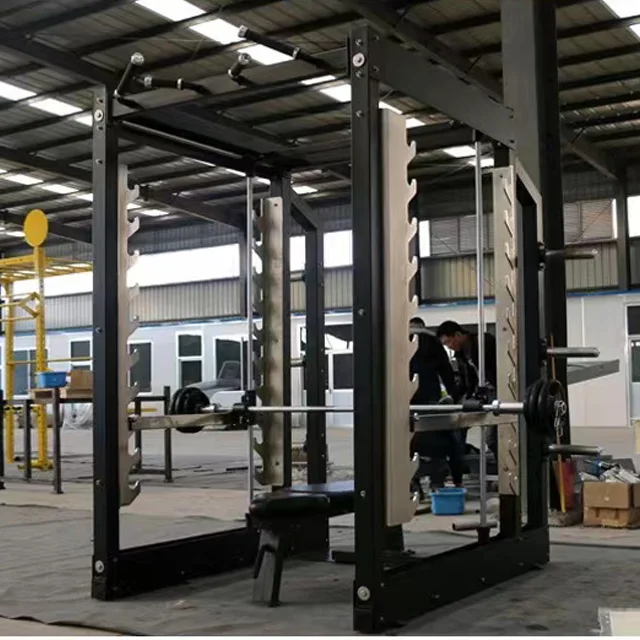 Top quality dual cable-cross Heavy Duty Multi functional trainer power rack machine commercial gym exercise fitness equipment