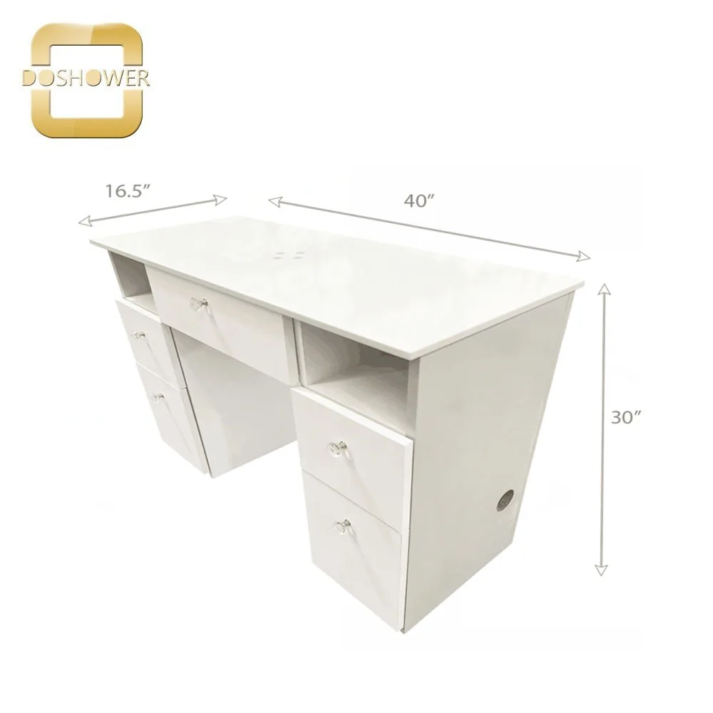 Manicure stool with pedicure spa chair for led light manicure station factory of single technician nail table