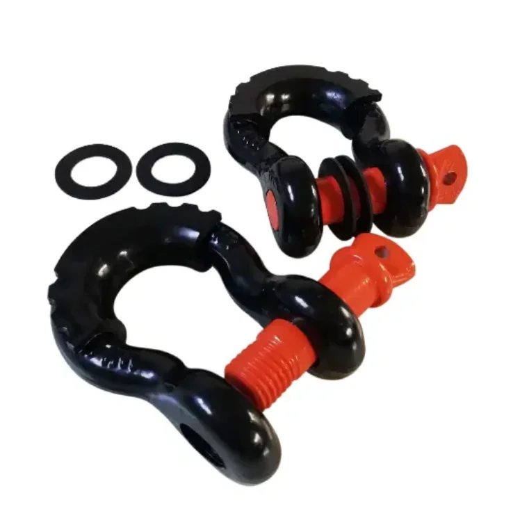 Factory Custom Trailer Ring 30,000 lbs Heavy Duty Synthetic Winch Tow Rope with Tow Hook 3/4 D Ring