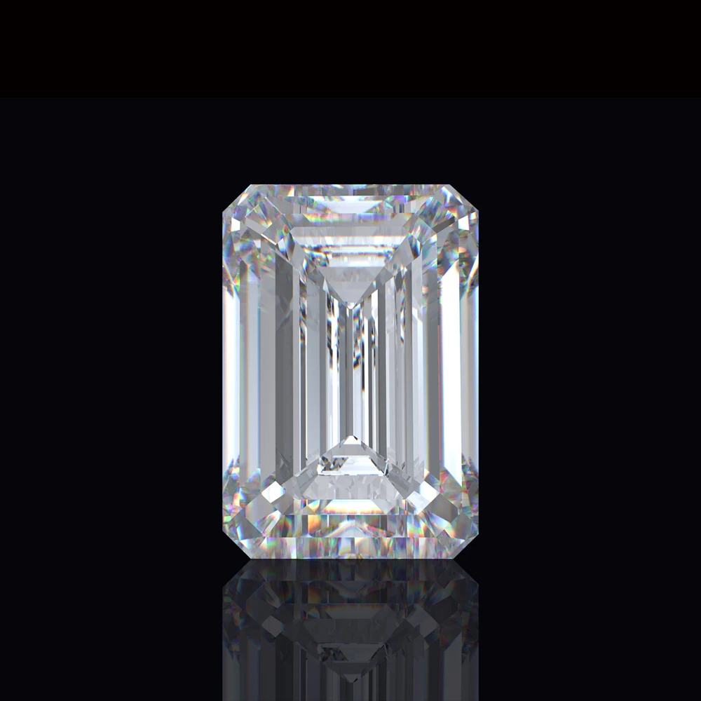 Synthetic Diamond windmill Emerald Cut Moissanite Parcels 7*9 mm Lab Moissanite Diamond DEF Color Loose Moissanite for Jewelry