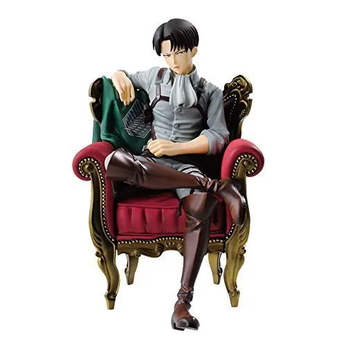 
15cm Attack on Titan Levi Rivaille Rival Ackerman Sofa Action Figure Figuras Collection Doll Levi Figure 