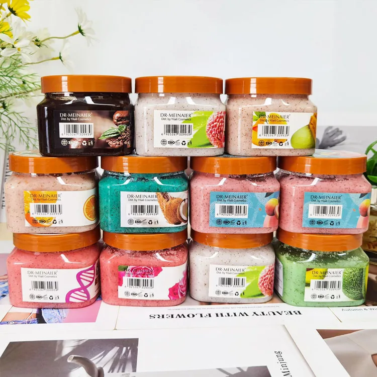 Factory Price Natural Sugar Scrub Face and Body Skin care Bath Salt Deep Clean Hydrating Aroma Whitening Scrub