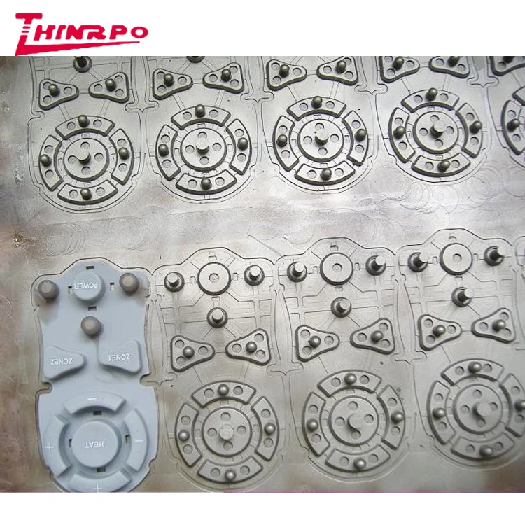 OEM ODM Custom Made Silicone Rubber Compression Mould For Switch Button / Keyboard / keypard