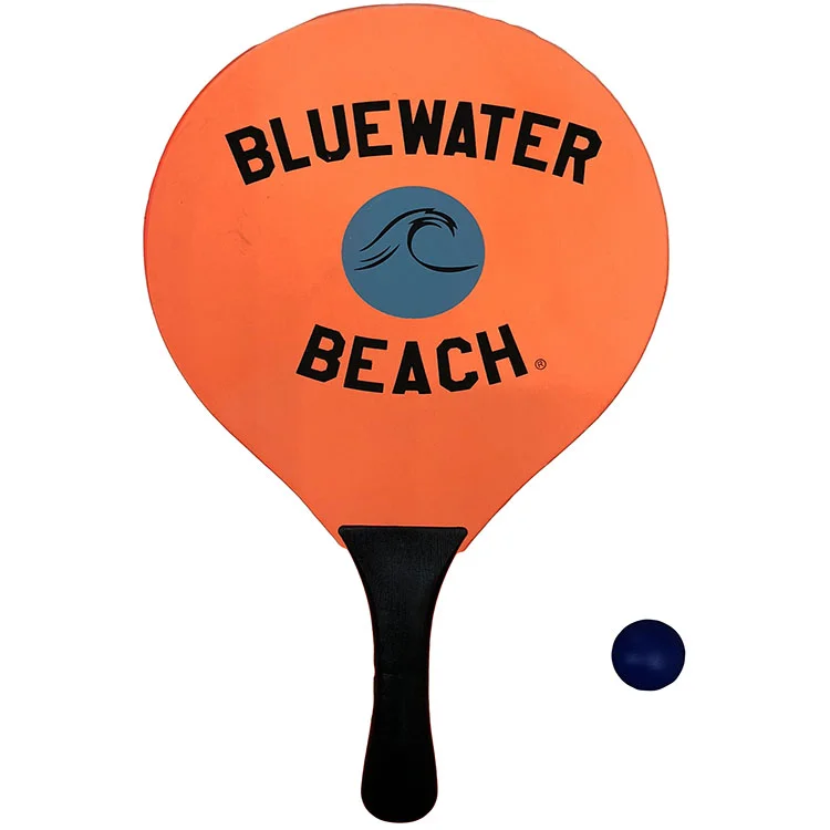 Promotional cheap price wooden paddle tennis racket