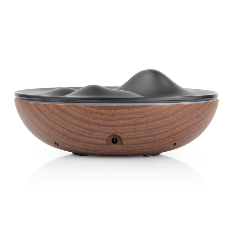 Smart Appliances Volcanic 300ml Music Blue tooth Speaker Wooden Humidifier Essential Aroma Ultrasonic Oil Diffuser