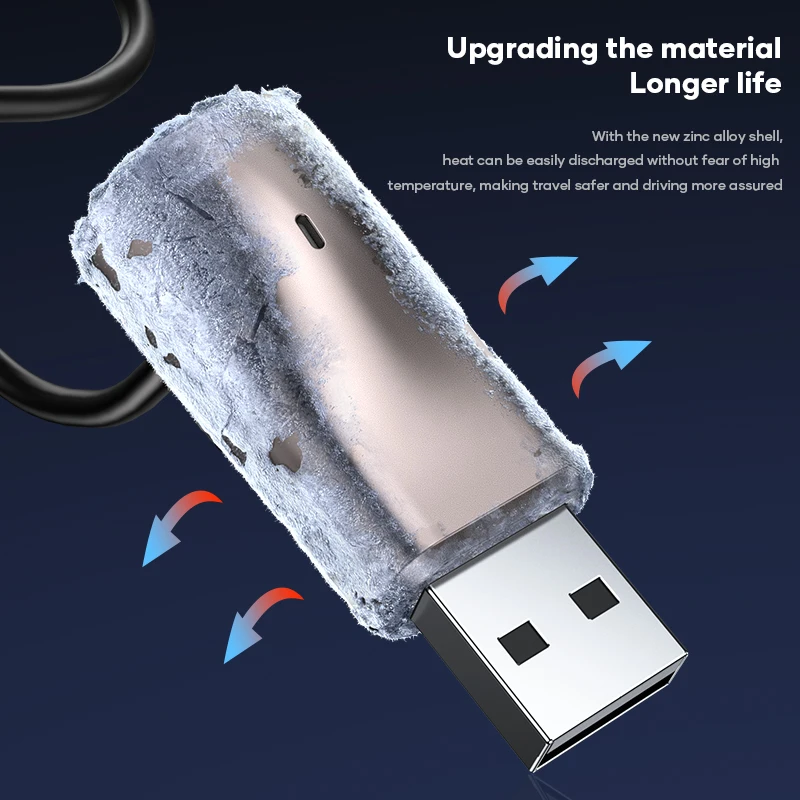 2021 Car Blue Tooth Audio Receiver Adapter Aluminum Alloy TF 3.5mm Aux Cable BT5.0 Car Wireless Music Receiver For Car Audio