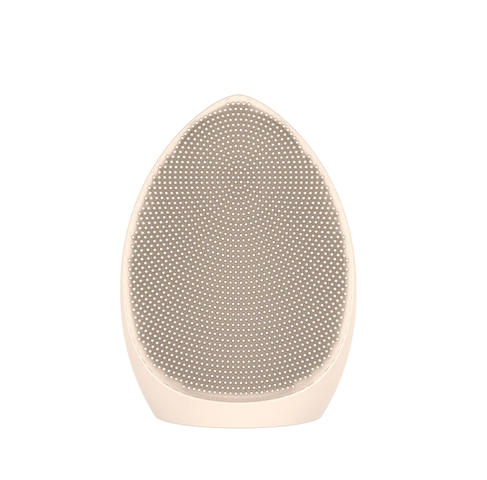 Mini Rechargeable Sonic Silicone Facial Electric Cleansing Massage Brush Cordless Natural Face Cleaning Brush MR-1969