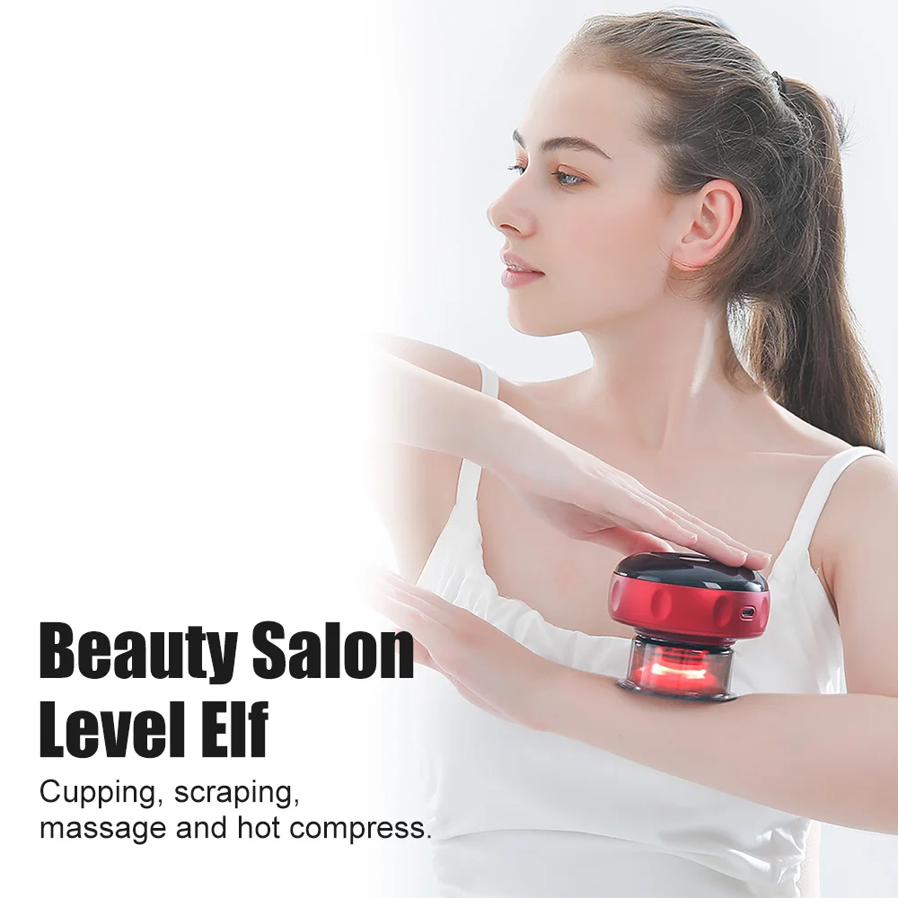 Smart electric cupping therapy massager guasha massage for body