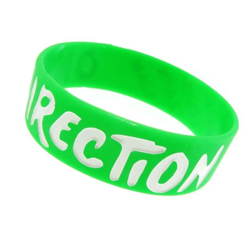 Custom Wrist Band Silicone Wristband Personalized Luminous Glowing Glow Silicone Bracelet Wristband With Printed Logo