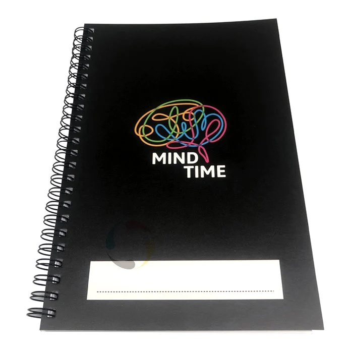 2024 Custom Printing Hardcover Sublimation Book Organizer Spiral Workbook Agenda Daily Planner Inspirational Self Care Journal