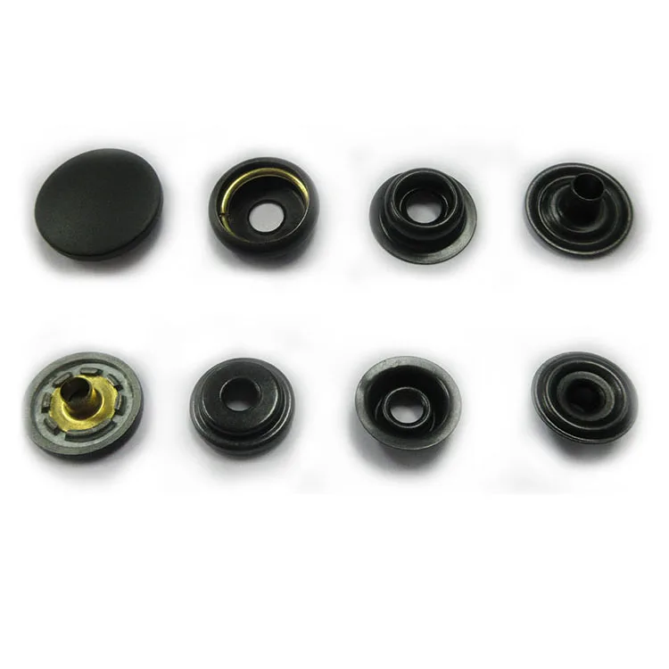 Manufacturers Press Stud Fastener Snap Copper Brass Brand Custom Logo Snap Button For Clothing