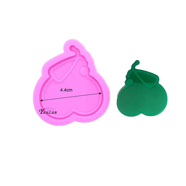 S831 shiny silicone stethoscope resin mold for badges