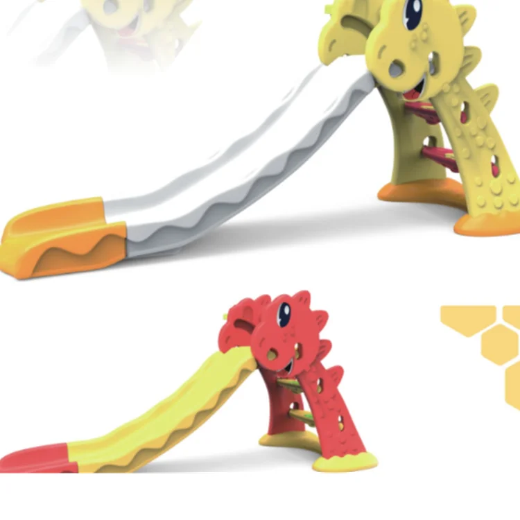 Freestanding Easy setup children plastic slide Sturdy Anti-slip children home playing slide indoor home slide toys for children