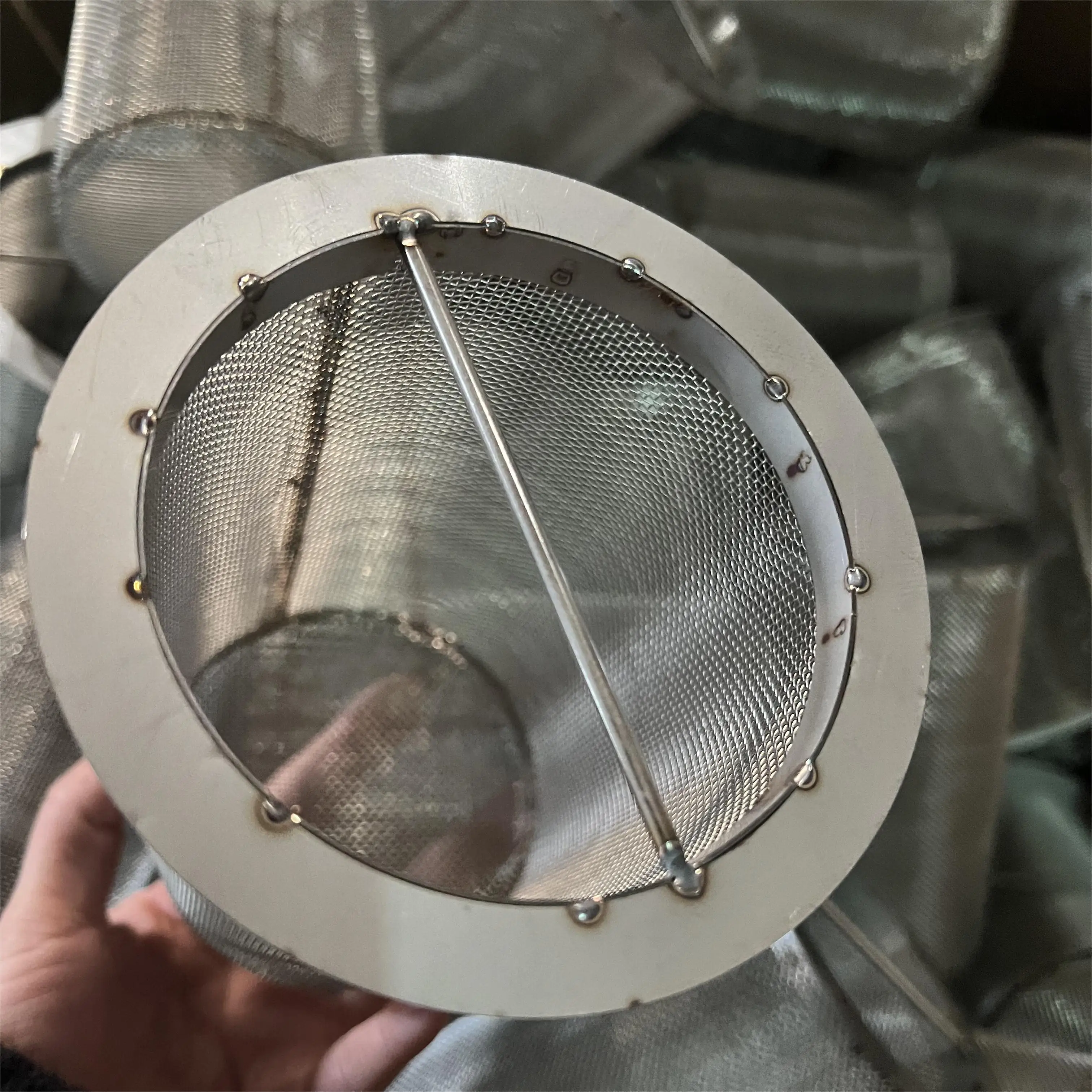 304/316 Stainless Steel Metal Perforated Filter Cylinder Pipe, Round Cylinder Screen Wire Mesh Filter Tubes