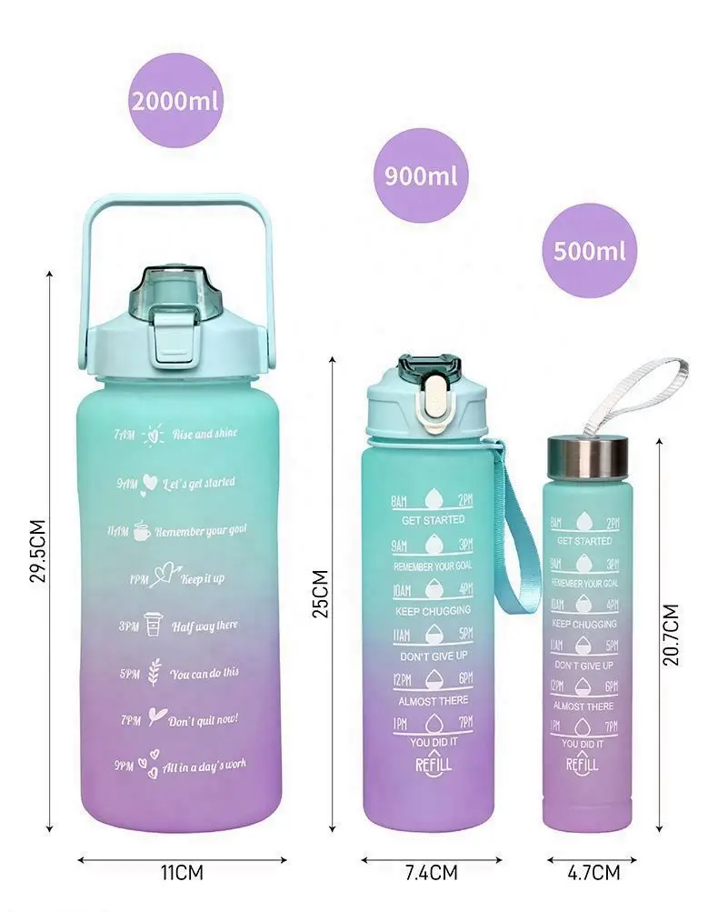 Kettle with Spout Spill Proof Water Jug Half Gallon Tea Cups Set for Drinks Juice Plastic Filter Pitchers & Bottles