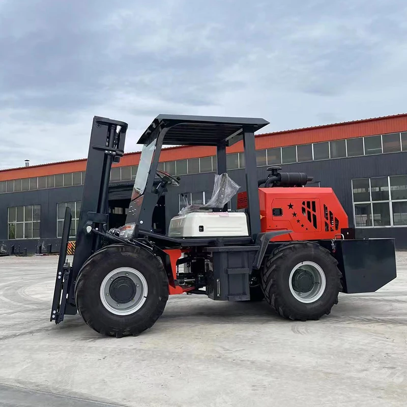 off road forklift truck electrico camping trailer 4x4 pallet vehicle diesel forklift used for off-road truck for sale