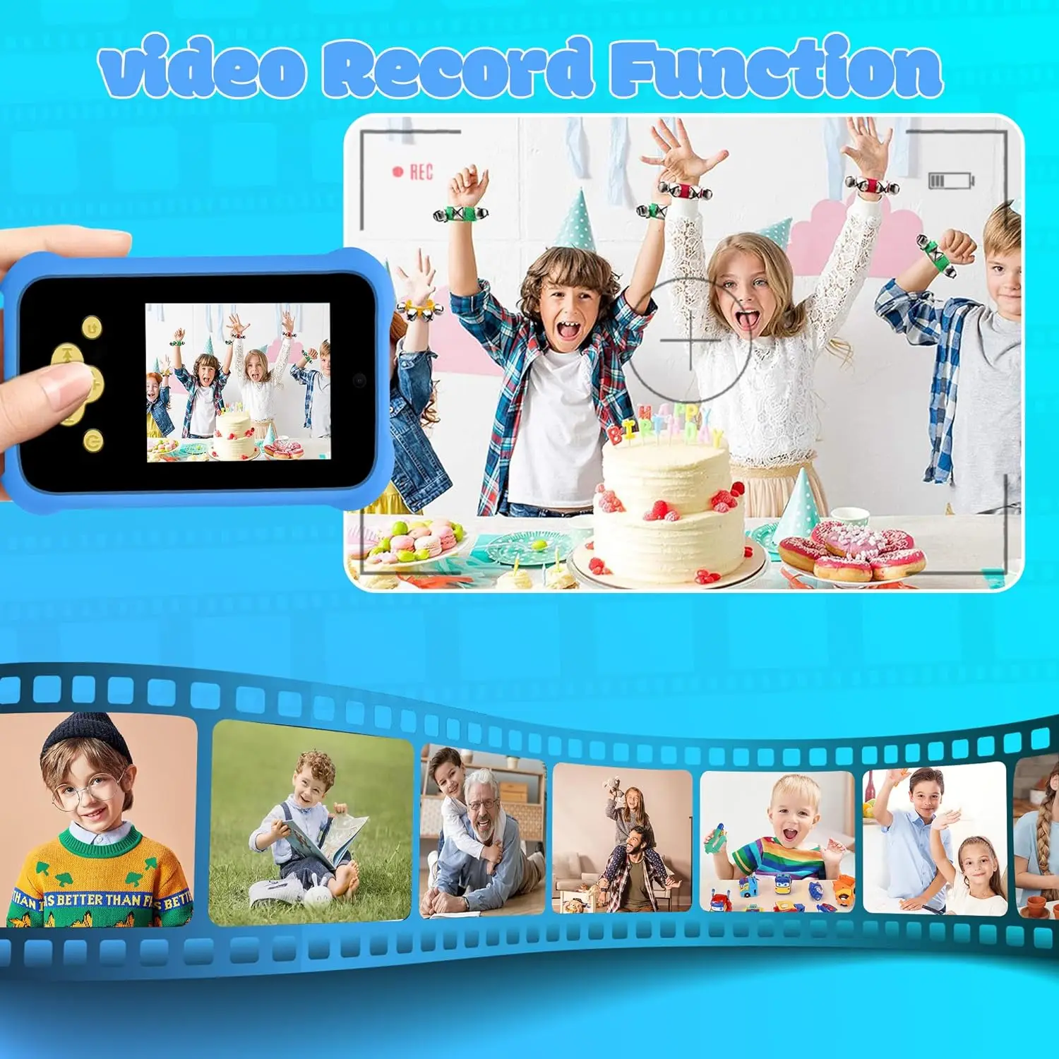 Игрушки для От 3 до 6 лет мальчиков Детский mp3-плеер с двойной камерой игровой будильник развивающие игрушки малышей