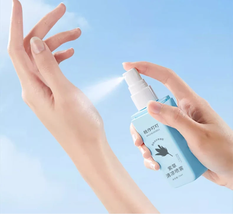 Private Label Mint Cooling Smoothing Serum Anti Itch Spray Mosquito Repel Itching Cooling baby safe mosquito repellent spray