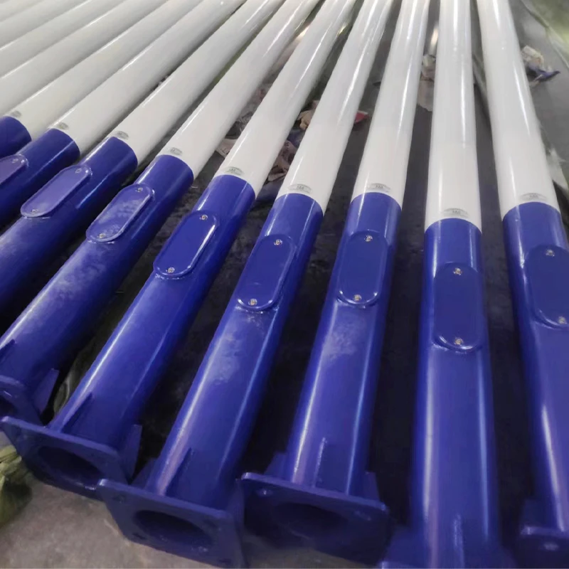 Hot Dip Galvanized Electric Steel Pole round Solar LED Street Light for Road and Highway Application Competitive Price