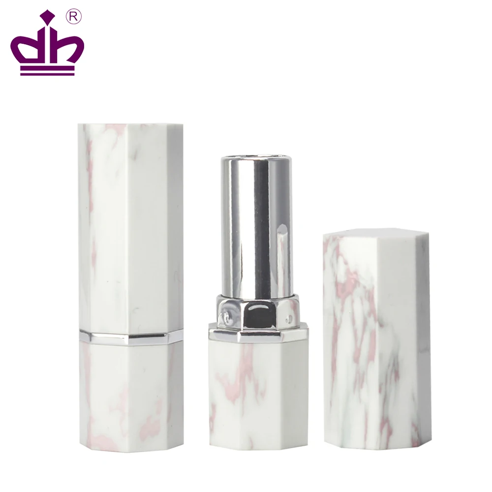 
Shantou square round empty lip stick container cosmetic packaging lipstick tube 