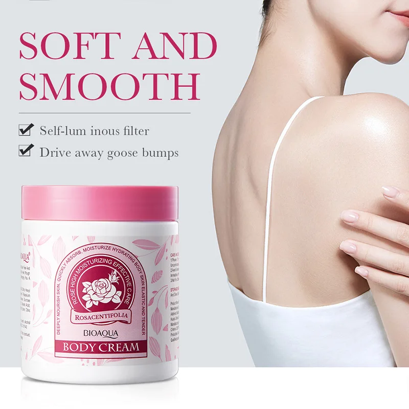 Beauty Products Vegan Flower Body Cream Rose and Osmanthus Moisturizing Lotion for Adult Skin
