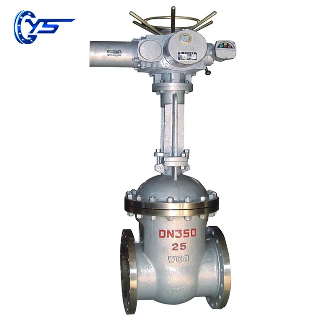 Z944T-10 valve PN10 DN50 Grey iron body and Bonnet Low temperature Motorized parallel double disc gate valve