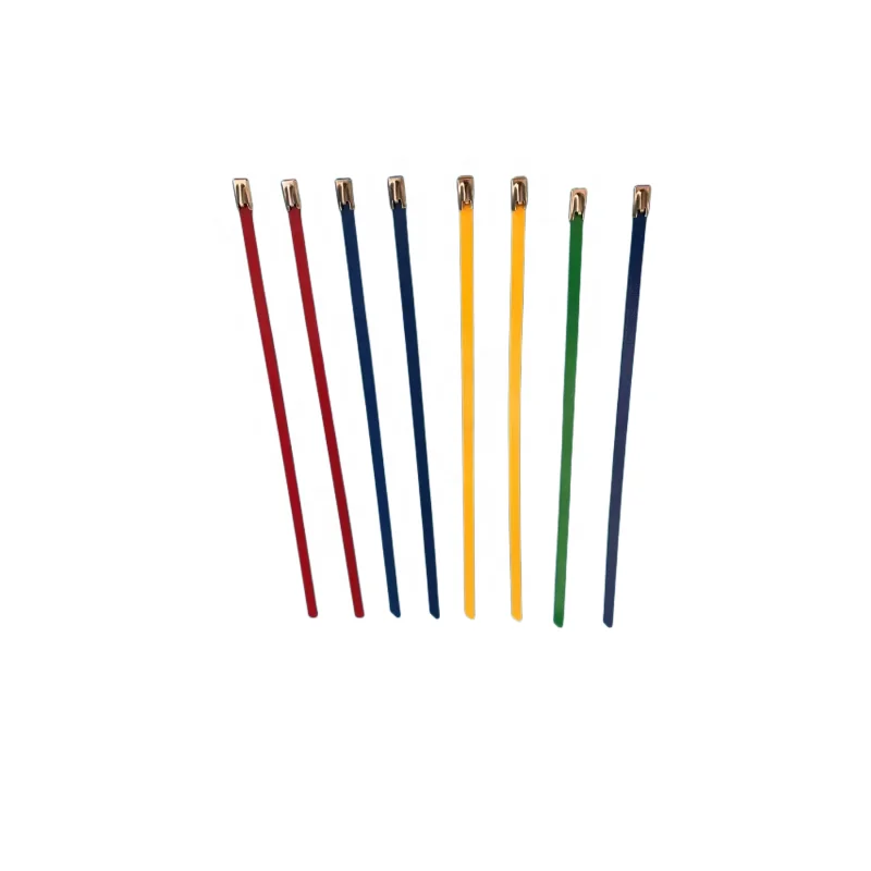 Low price handling stock Ball Type self-locking Stainless Steel Cable ties 201X4.6x200mm 4.6x360mm