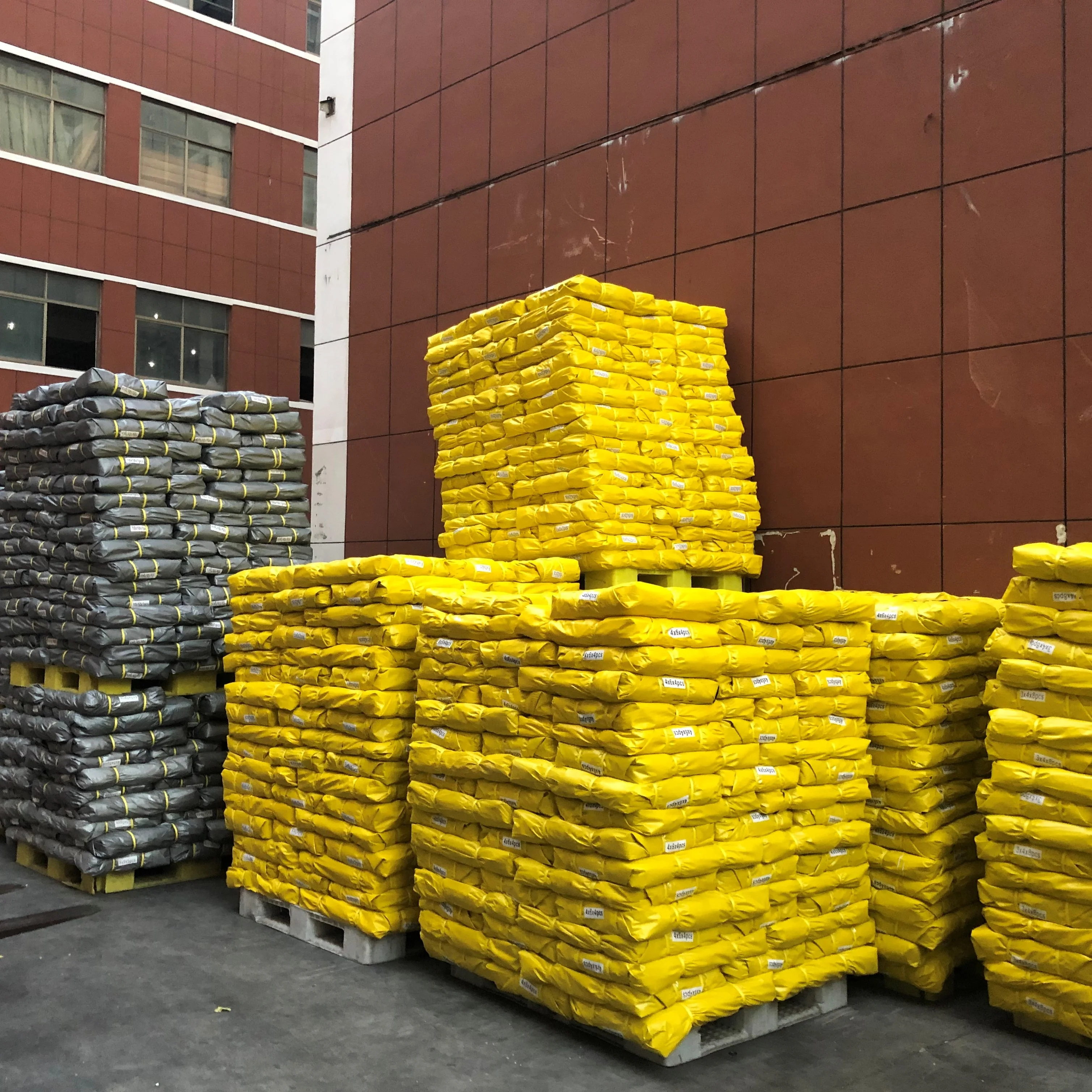 Plastic Canvas Sheets Yellow Color PE Tarpaulin Uganda Market 100% Waterproof High Quality Agricultural Material