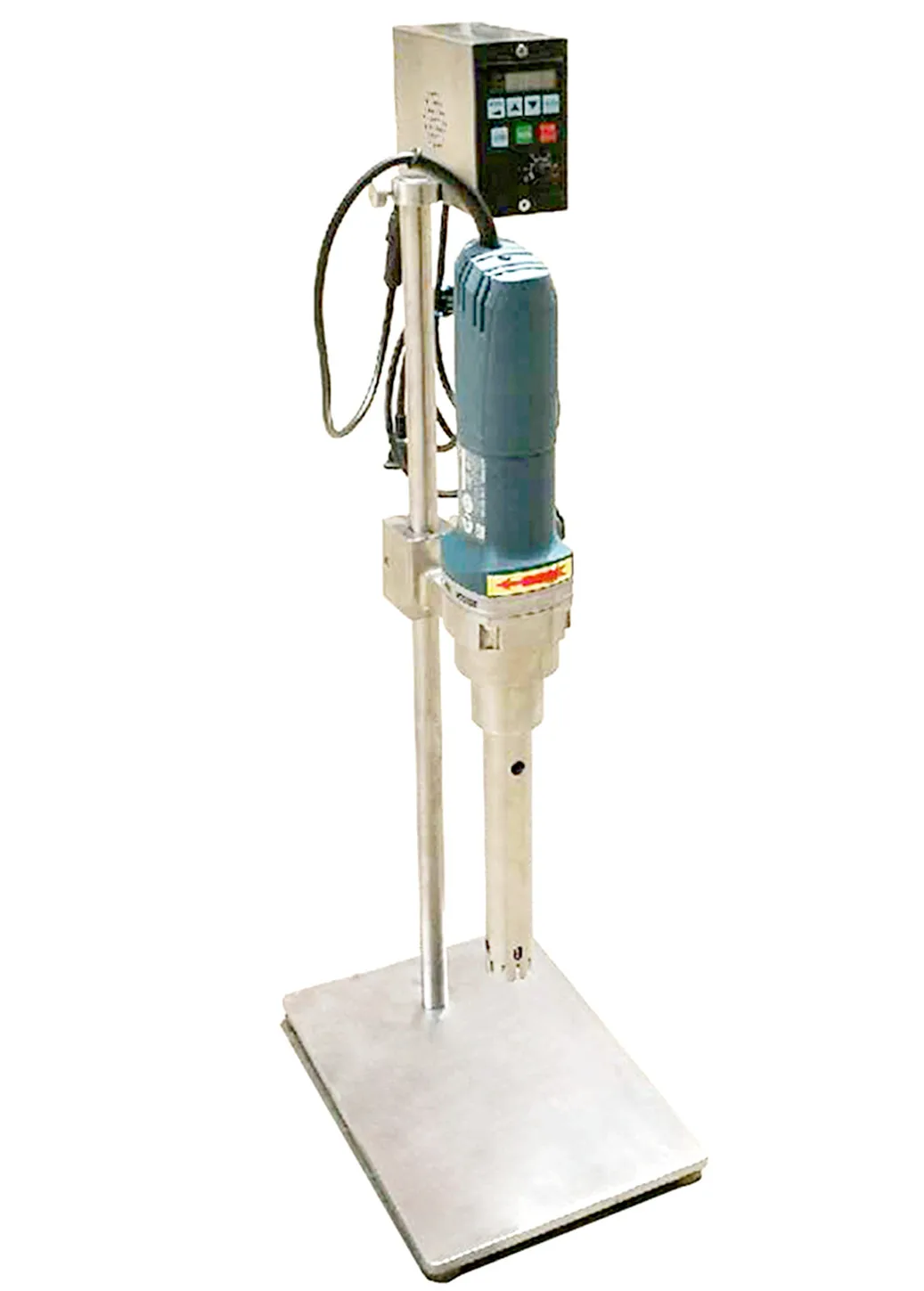 BOAO 0.2-20L Lab stainless steel Digital display  in line high shear Pneumatic Lifting Emulsifier mixer High speed Homogenizer