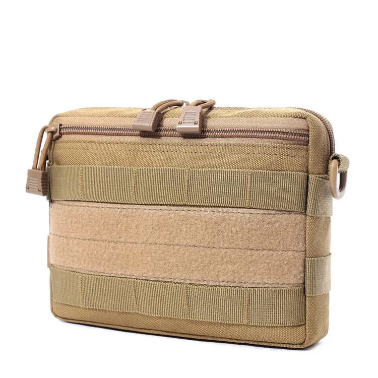 Tactical Molle Horizontal Admin Pouch Multi-Purpose EDC Bag for Tactical Vest Chest Waist Pack Utility Tool Pouches