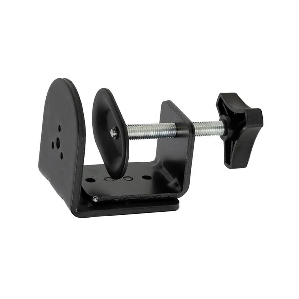 Customized High Quality Black Powder Coating Metal Monitor Mount Table C Clamp