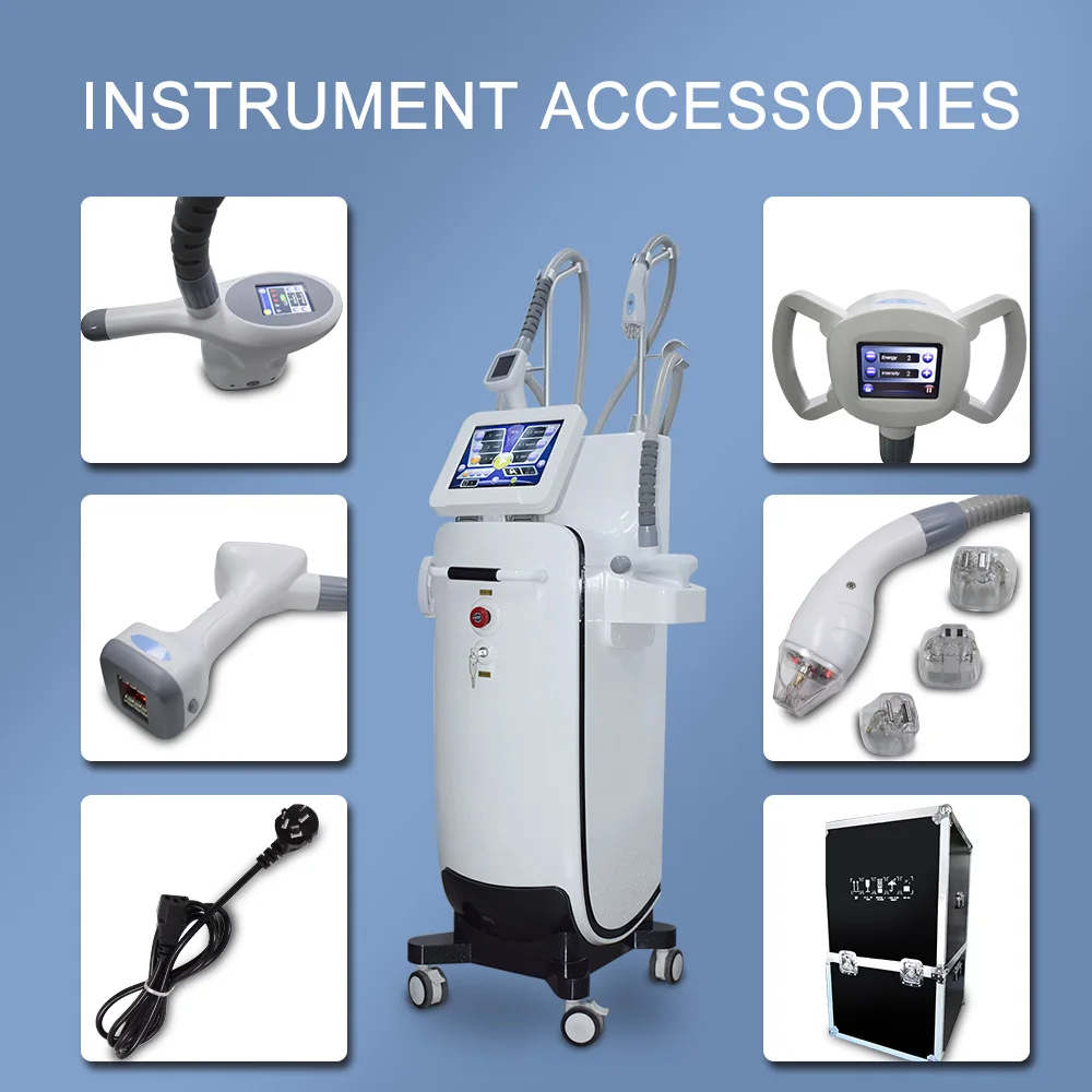 4 in 1 Weight Loss Cellulite Reduction Vertical Body Shaping Roller Body Slimming Machine RF Vacuum Cavitation System