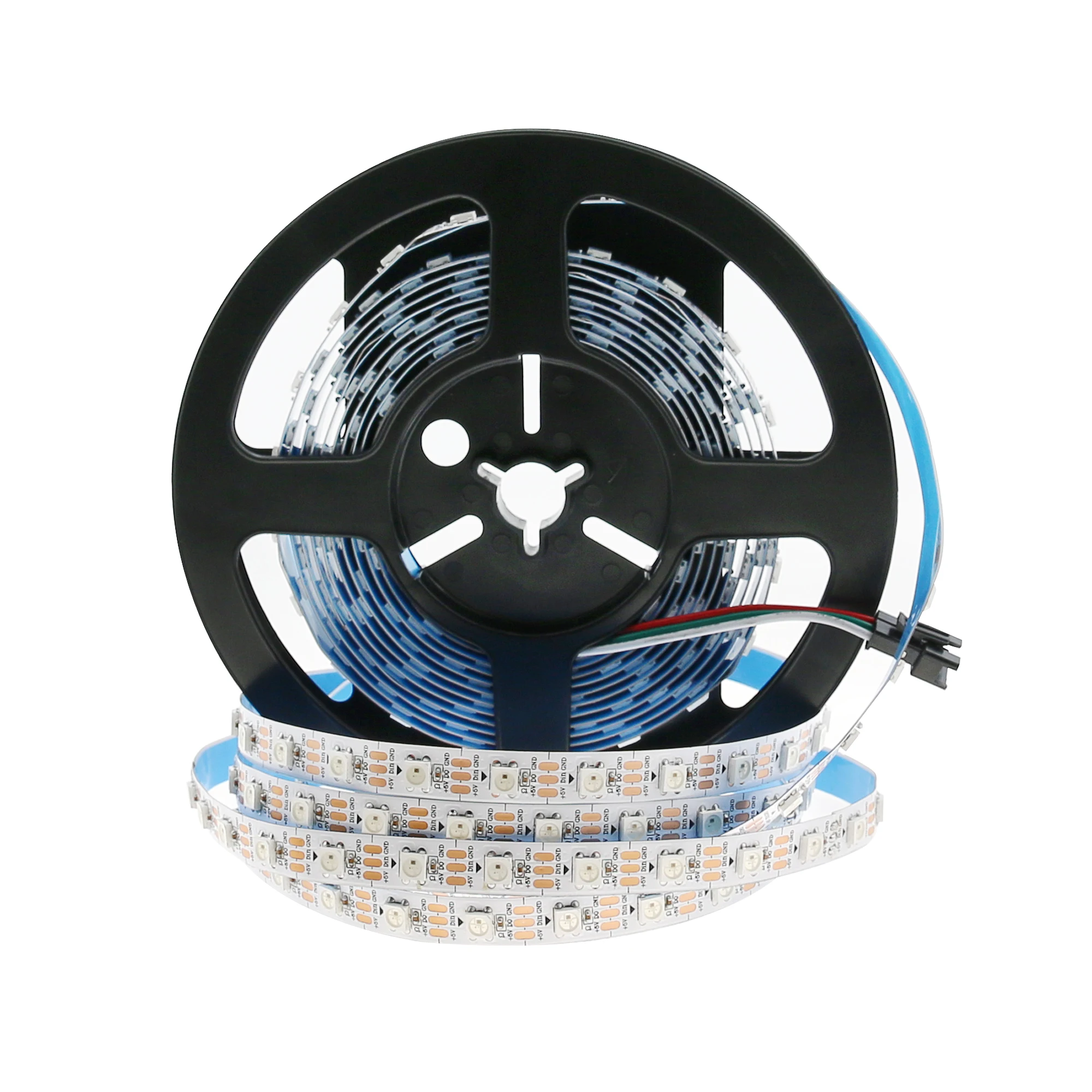 Dream Color Roll 24v 12v 5v 60 120 144 led/m Smd 5050 Rgbic Rgbw IC Sk6812 WS2812B Individually Addressable Rgb Led Strip Light