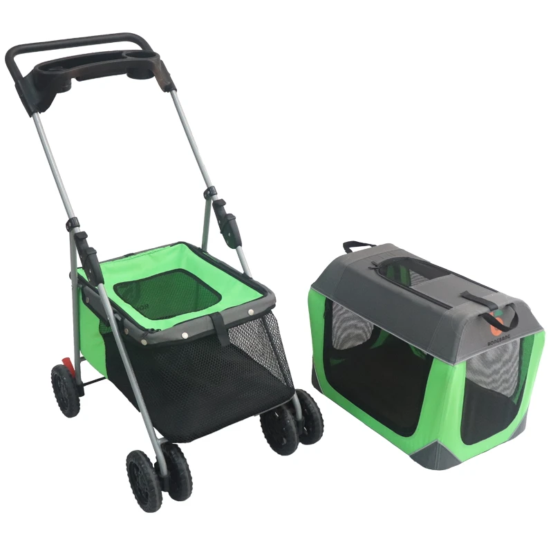 
Large pet stroller three wheels high quality pet stroller for small animals 