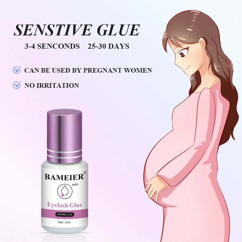 Factory Price 0.02 Sec Lash Adhesive Long Retention Eyelash Extension Glue for Sensitive Eyes