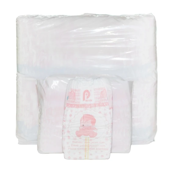 Одноразовые Детские Подгузники на заказ, водонепроницаемые с клейкой полипропиленовой боковой лентой для подгузников