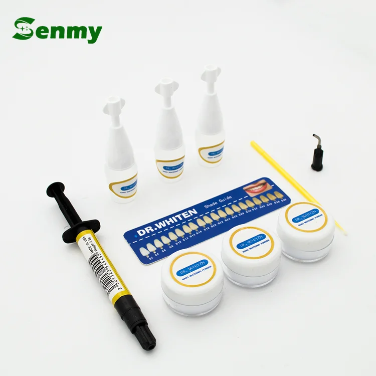 E405 Advanced Teeth Whitening Kits Effect 3 Powder 1 Gum Protector