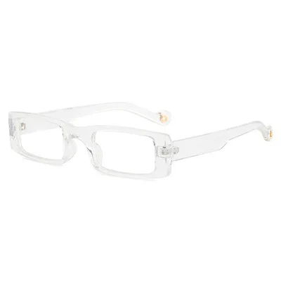 2022 New Trendy Hot Selling Narrow Chunky Plastic Frame Sun Glasses Multicolor PC Rectangle Sunglasses For Men Women