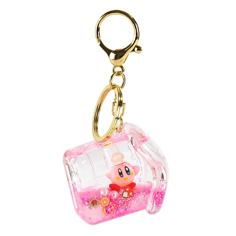 Exquisite Female Keychain Pendant Cute Little Frog Oil Liquid Sand Bottle Creative PVC Alloy Material Metal Plastic Material