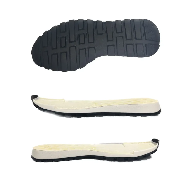 Lightweight Non-Slip TPR Outsoles for Men Sports Shoes Soles with Suction Film+TPU Insole