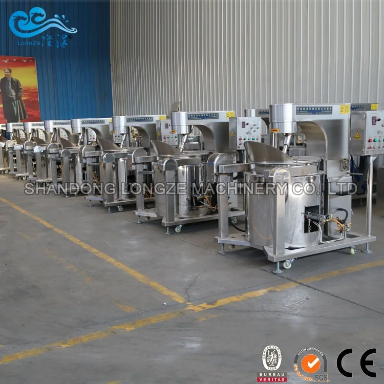 
Big capacity automatic industrial caramel flavored gas / electric popcorn machine commercial popcorn making machine 