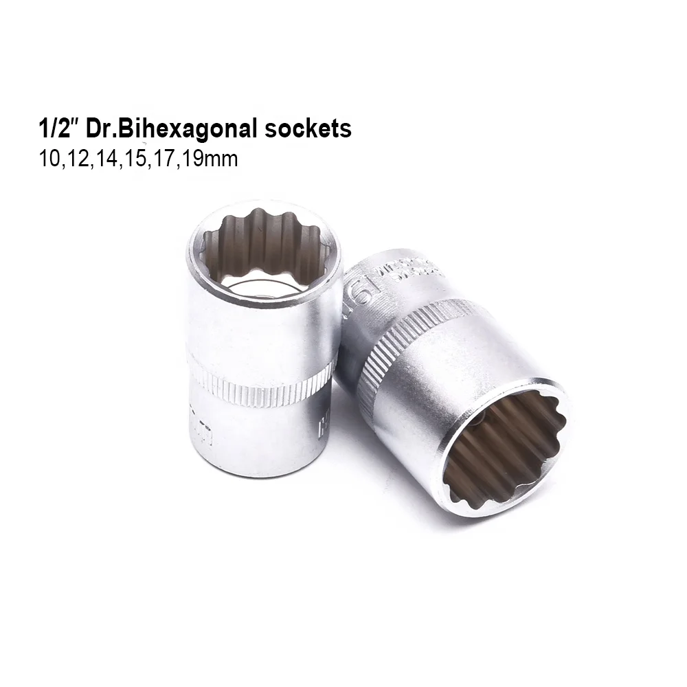Профессиональные 32 шт. 1/2 дюйма DR. Набор гнезд для ручных инструментов для авторемонта из хром-ванадиевой стали
