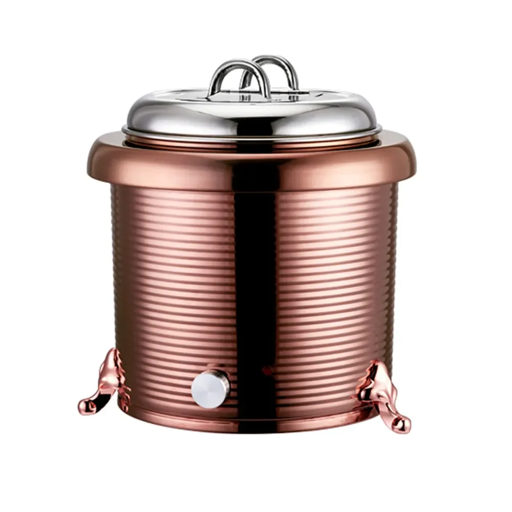 New Design Food Warmer Stainless Steel Commercial Electric Food Warmer Round Buffet Soup Warmers