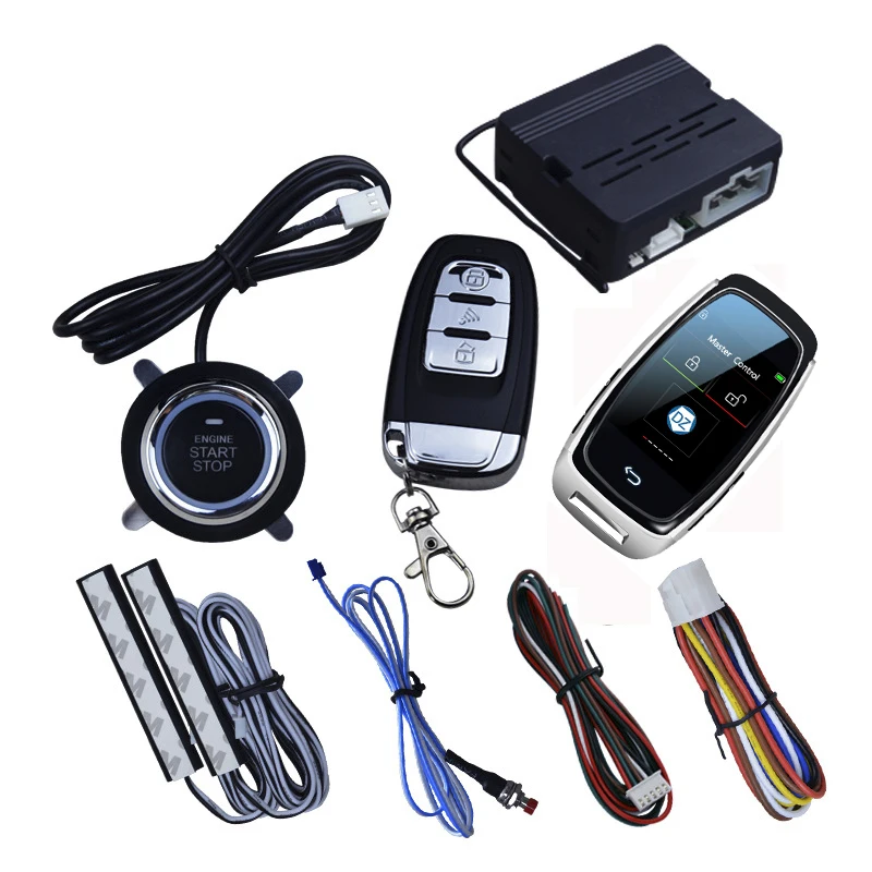 bulk drop shipping engine arm engine disarm car immobilizer system smart LCD car key start push and start system